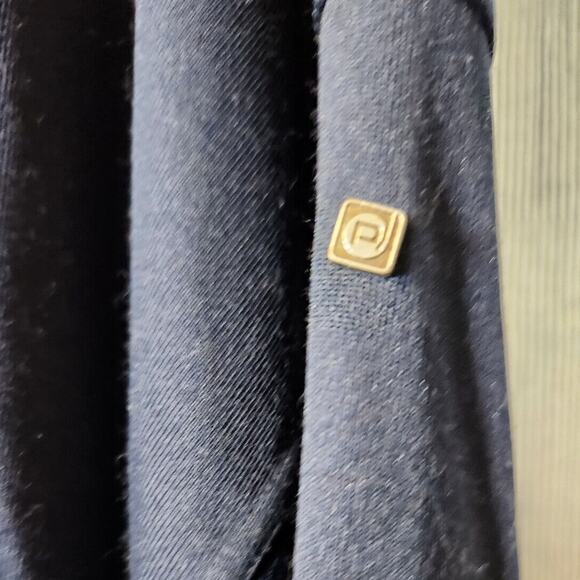 Vintage 90s Pelle Pelle 3XL $295 Navy Crewneck Sweatshirt Hip Hop Legend - Picture 4 of 11